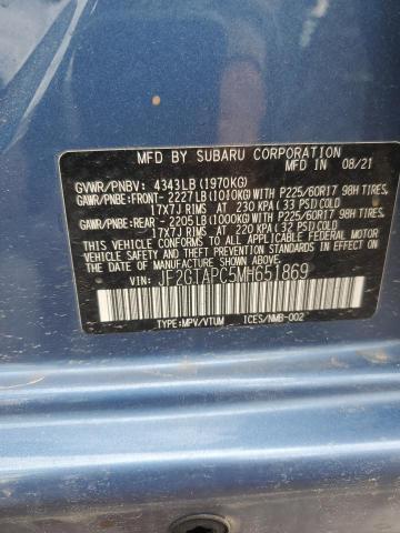 JF2GTAPC5MH651869 Subaru Crosstrek
