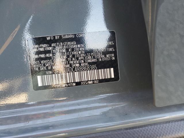 JF2GUADC4R8868385 Subaru Crosstrek