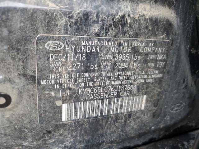 KMHC65LC7KU137684 Hyundai 2019