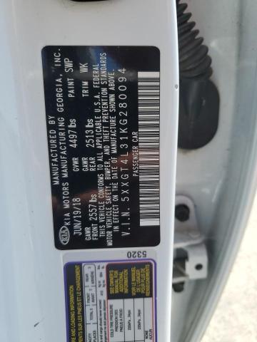 5XXGT4L31KG280094 KIA gdi