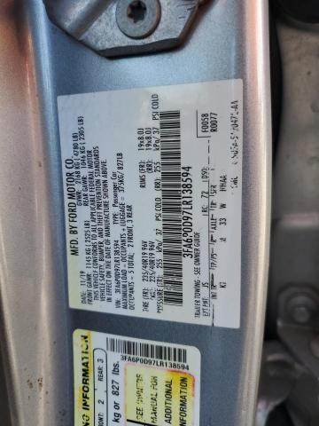 3FA6P0D97LR138594 Ford FUSION TIT