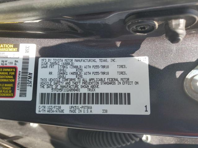 5TFEM5F11GX098481 Toyota 1ur-fe