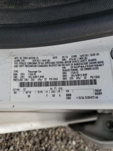 3FADP4AJ3GM198467 Ford FIESTA S