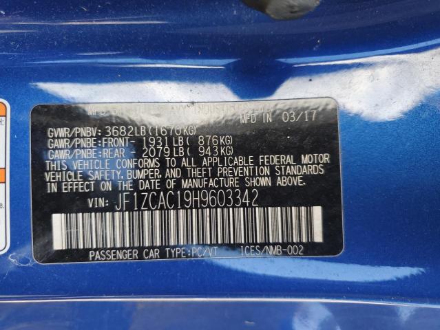 JF1ZCAC19H9603342 Subaru BRZ 2.0 LI