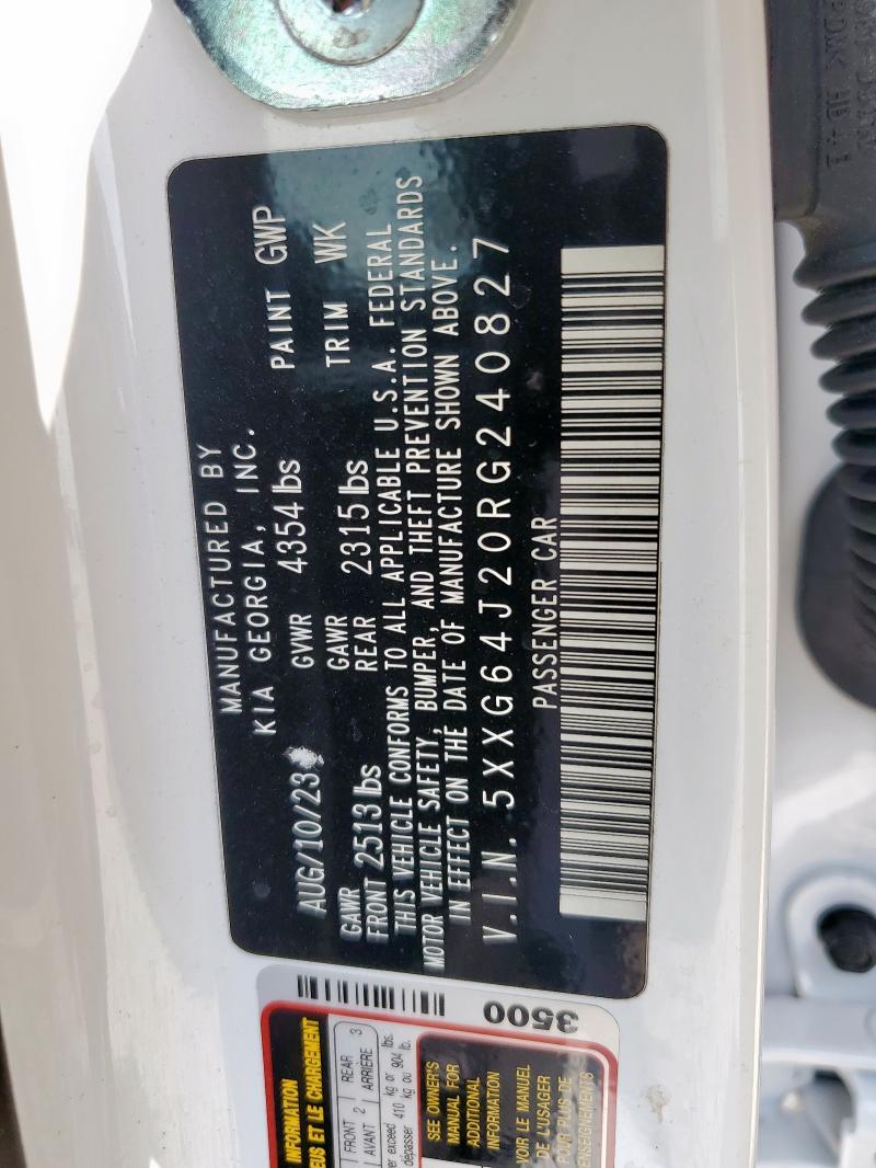 5XXG64J20RG240827 KIA K5 GT LINE