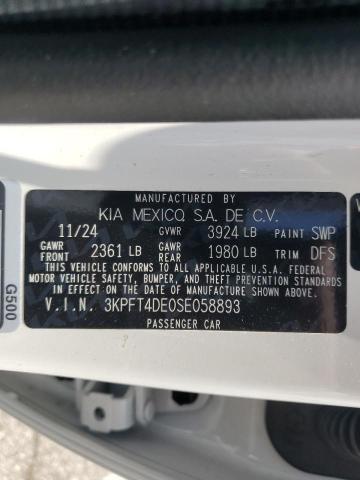 3KPFT4DE0SE058893 KIA 2025