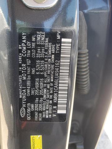 KM8K1CAA6LU494162 Hyundai Kona Se