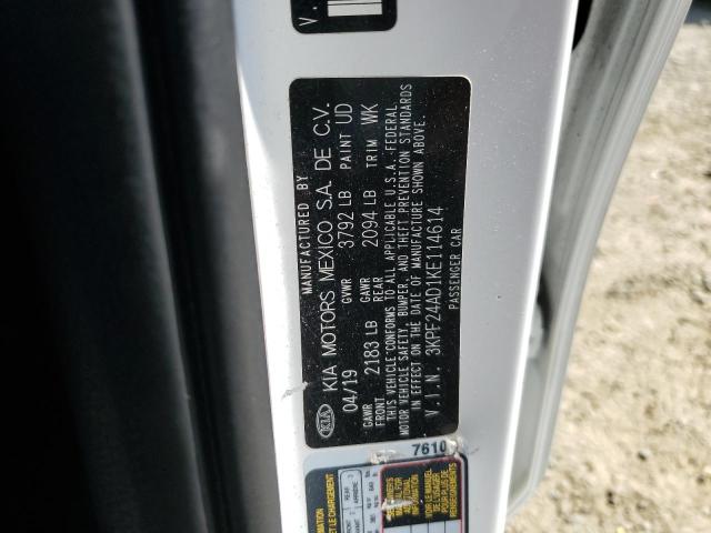 3KPF24AD1KE114614 KIA Forte