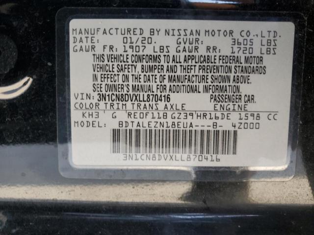 3N1CN8DVXLL870416 Nissan 2020