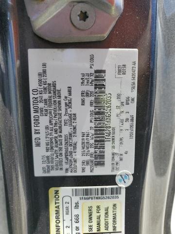 1FA6P8THXG5262035 Ford 2016