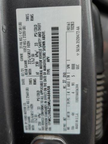 1FMCU9BZ3MUA68658 Ford hev/phev