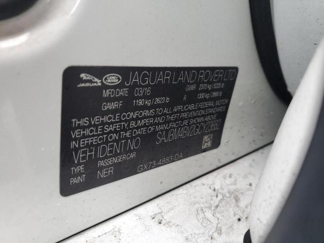 SAJBM4BV2GCY23682 Jaguar Xf S