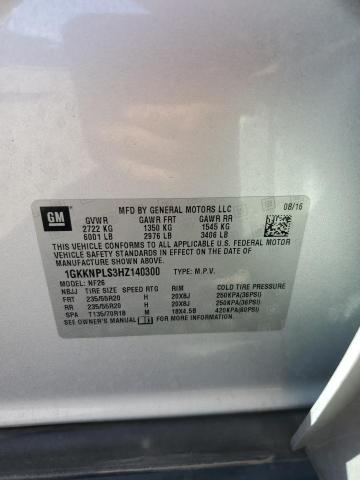 1GKKNPLS3HZ140300 GMC lgx - di: direct injection, vvt: variable valve timing, alum, gen 2