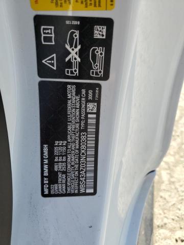 WBS43AZ03NCK80383 BMW 2022