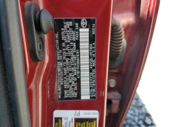 4T1BF1FK3HU678781 Toyota CAMRY LE