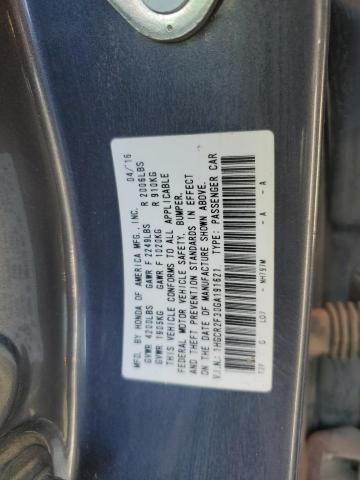1HGCR2F30GA191621 Honda ACCORD LX