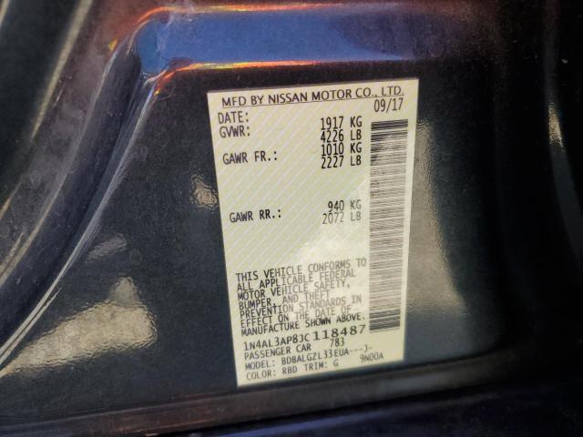 1N4AL3AP8JC118487 Nissan ALTIMA 2.5
