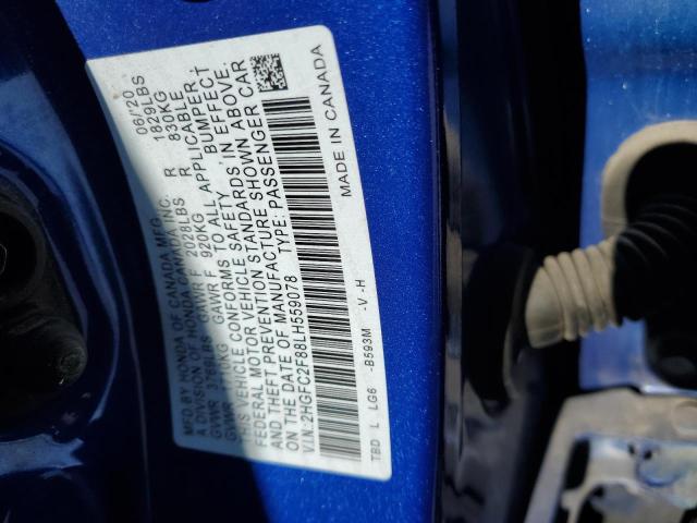 2HGFC2F88LH559078 Honda k20c2
