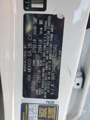 3KPF54AD6PE522640 KIA mpi nu
