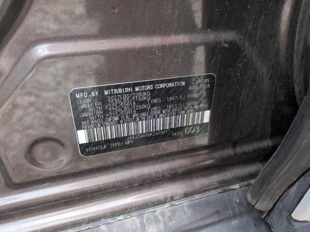 JA4JZ4AX6KZ009811 Mitsubishi Outlander