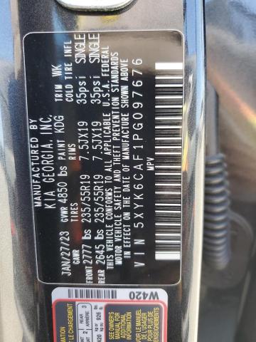 5XYK6CAF1PG097676 KIA gdi theta iii