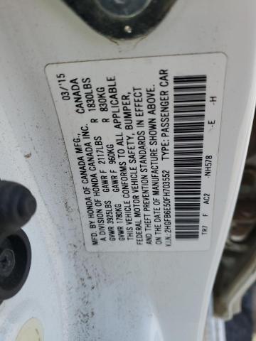 2HGFB6E50FH703552 Honda CIVIC SI