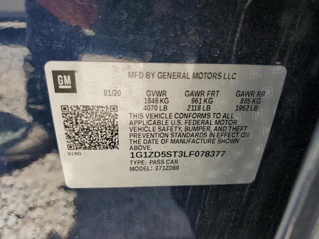 1G1ZD5ST3LF078377 Chevrolet lfv - direct injection, variable valve timing, gen 1