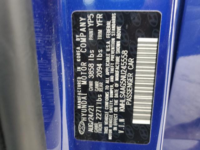 KMHLS4AG5NU245558 Hyundai mpi nu pe