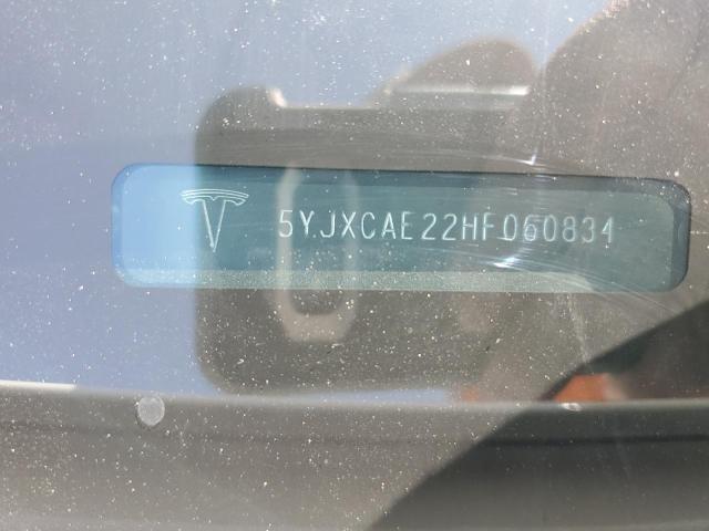 5YJXCAE22HF060834 Tesla MODEL X
