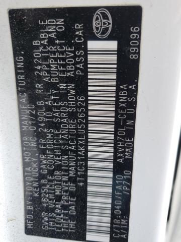 4T1C31AKXLU526526 Toyota a25a-fxs, 3nm (li)