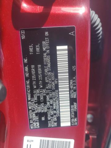 5TDHZRBH8NS256956 Toyota 2gr-fks