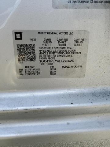 1GC4YPEY4LF270626 Chevrolet Silverado