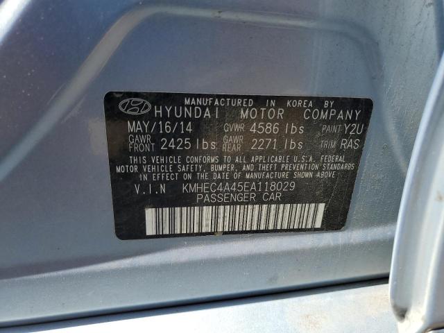 KMHEC4A45EA118029 Hyundai SONATA HYB