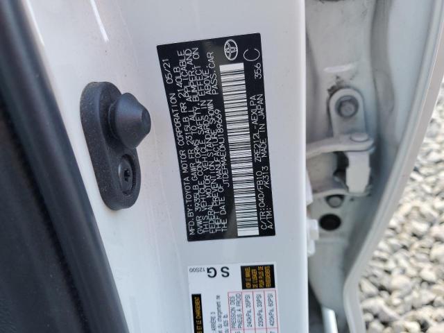JTDEPMAE0MJ189669 Toyota COROLLA LE