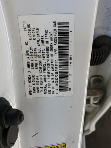 1HGCR2F38EA049532 Honda k24w1