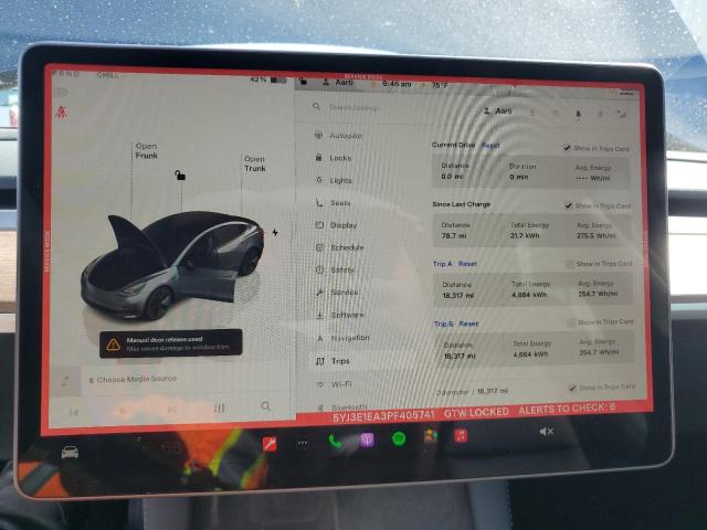 5YJ3E1EA3PF405741 Tesla 2023