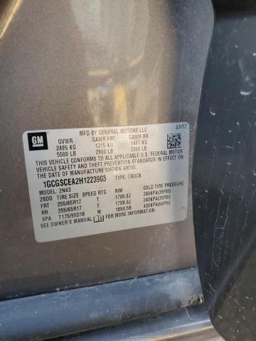 1GCGSCEA2H1223903 Chevrolet COLORADO L