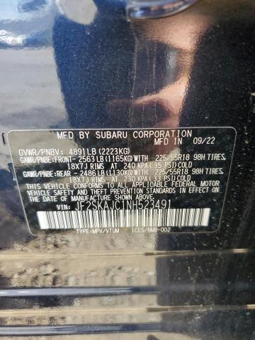 JF2SKAJC1NH523491 Subaru FORESTER S