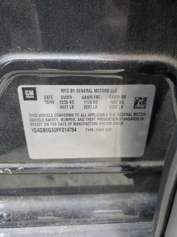 1G4GB5G30FF214784 Buick Lacrosse