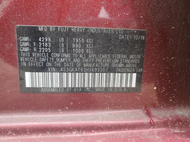 4S3GKAT63H3603307 Subaru IMPREZA LI