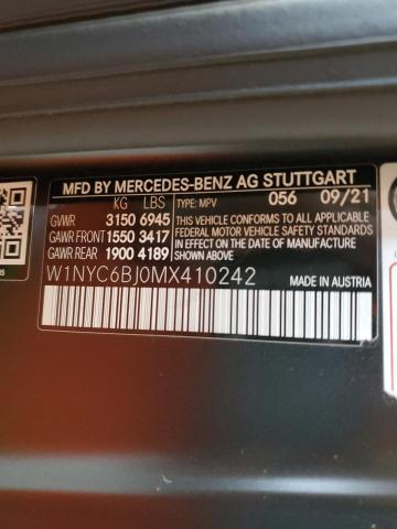 W1NYC6BJ0MX410242 Mercedes-Benz m176