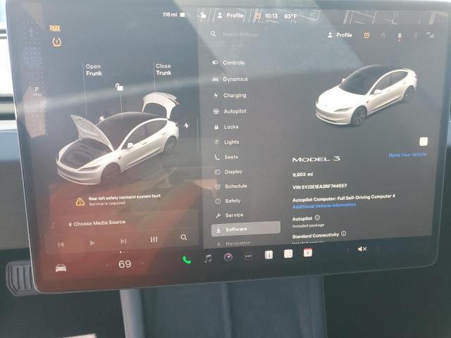 5YJ3E1EA2RF744557 Tesla MODEL 3