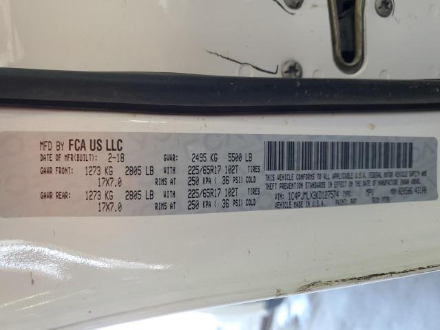 1C4PJMLX3KD127574 Jeep CHEROKEE L