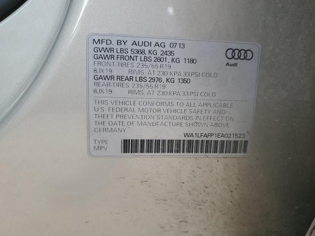 WA1LFAFP1EA021523 Audi Q5 PREMIUM