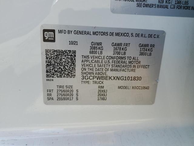 3GCPWBEKXNG101830 Chevrolet l3b