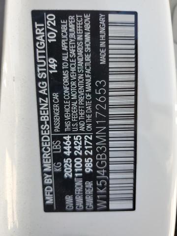 W1K5J4GB3MN172653 Mercedes-Benz CLA 250