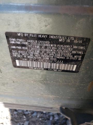 JF2SJAHC9GH475444 Subaru naturally aspirated u5