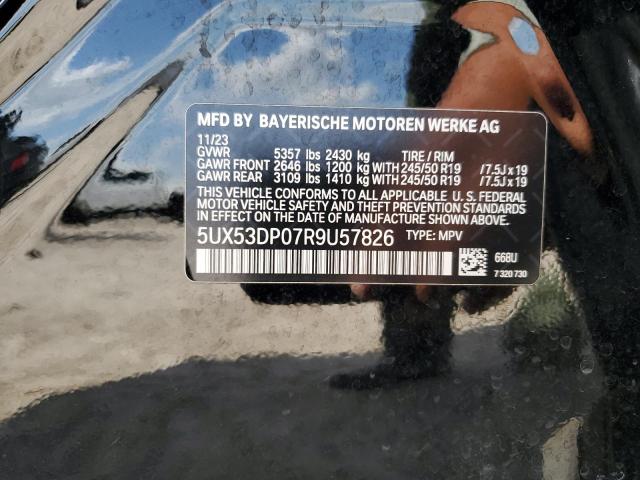 5UX53DP07R9U57826 BMW X3 XDRIVE3