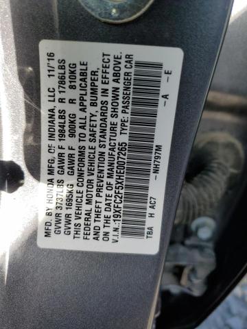19XFC2F5XHE007265 Honda k20c2