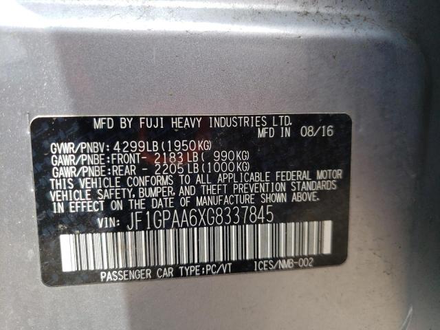 JF1GPAA6XG8337845 Subaru Impreza